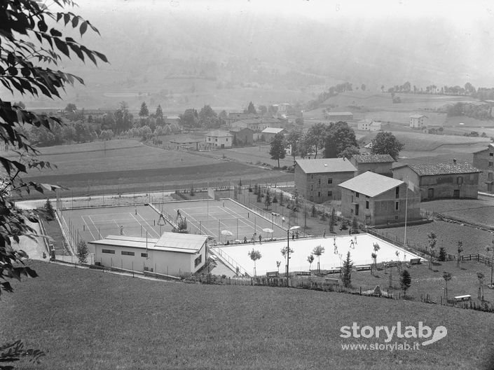 Vista sui campi da tennis