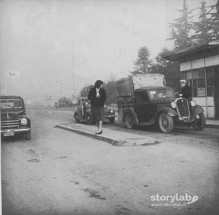 Bergamo - Casello Autostrada Bg -Mi Anni 50