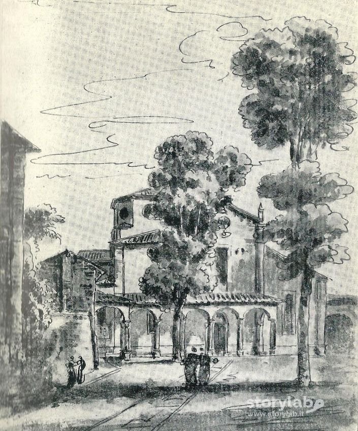 Chiesa delle Grazie prima della trasformazione