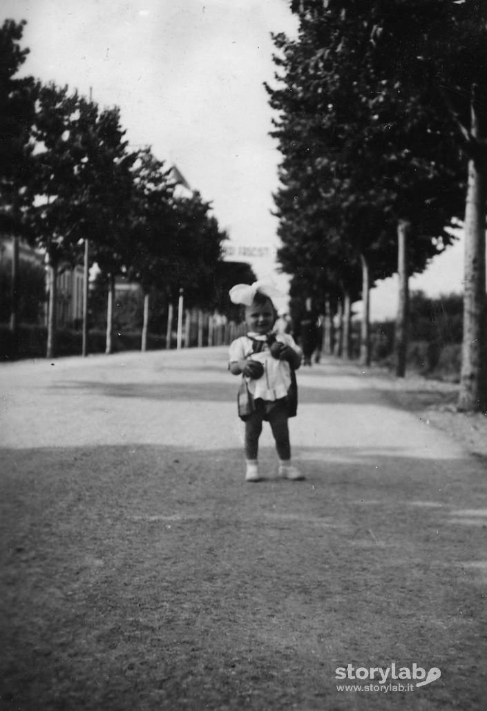 Viale Betelli A Dalmine Negli Anni '40