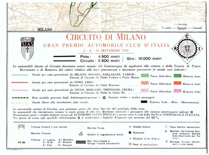 Gran Premio Di Monza 1922
