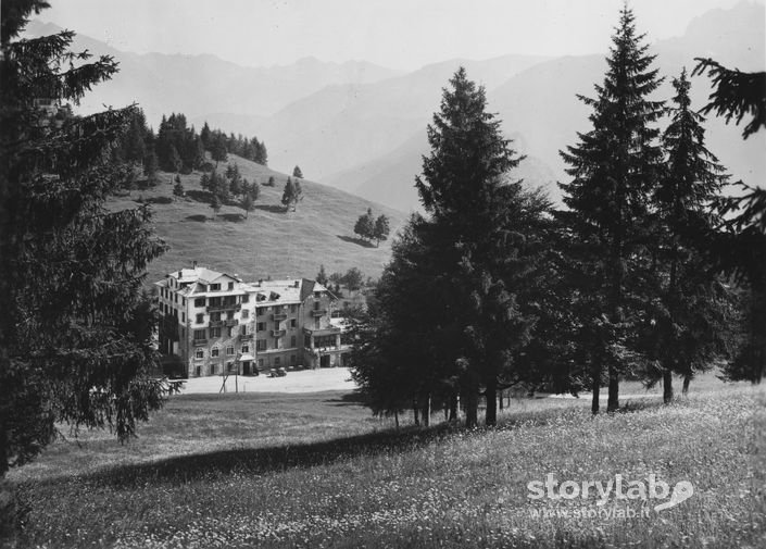 Veduta Del Passo Della Presolana