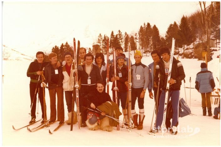 Gruppo amici di Cornalba presso pista Ca di Zocc